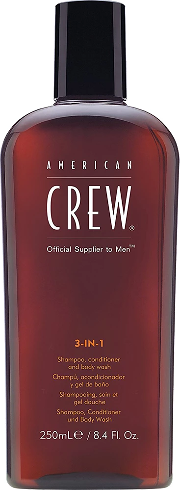 Shampon, balsam dhe xhel dushi 3 në 1 për meshkuj American Crew 3in1, 250ml