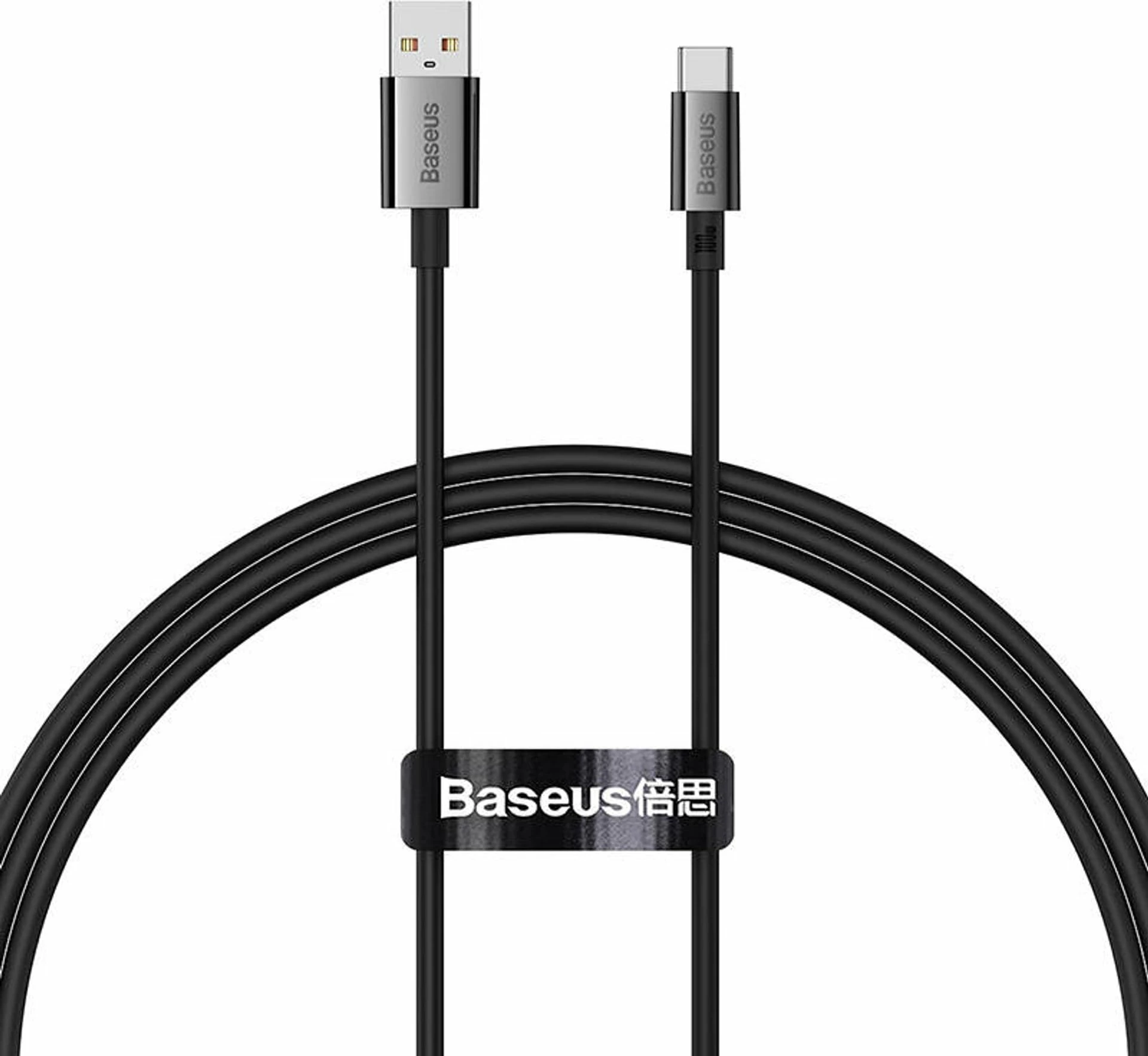 Kabëll USB-A në USB-C Baseus Superior P10320102114-00 1 m 100 W e zezë