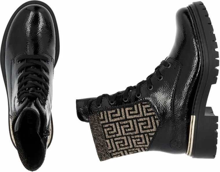 Çizme për femra Rieker, të zeza