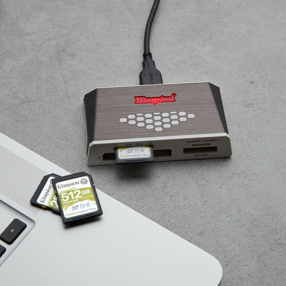 Kartelë SD Kingston 512GB SDXC Canvas Select Plus, 100 MB/s, e zezë