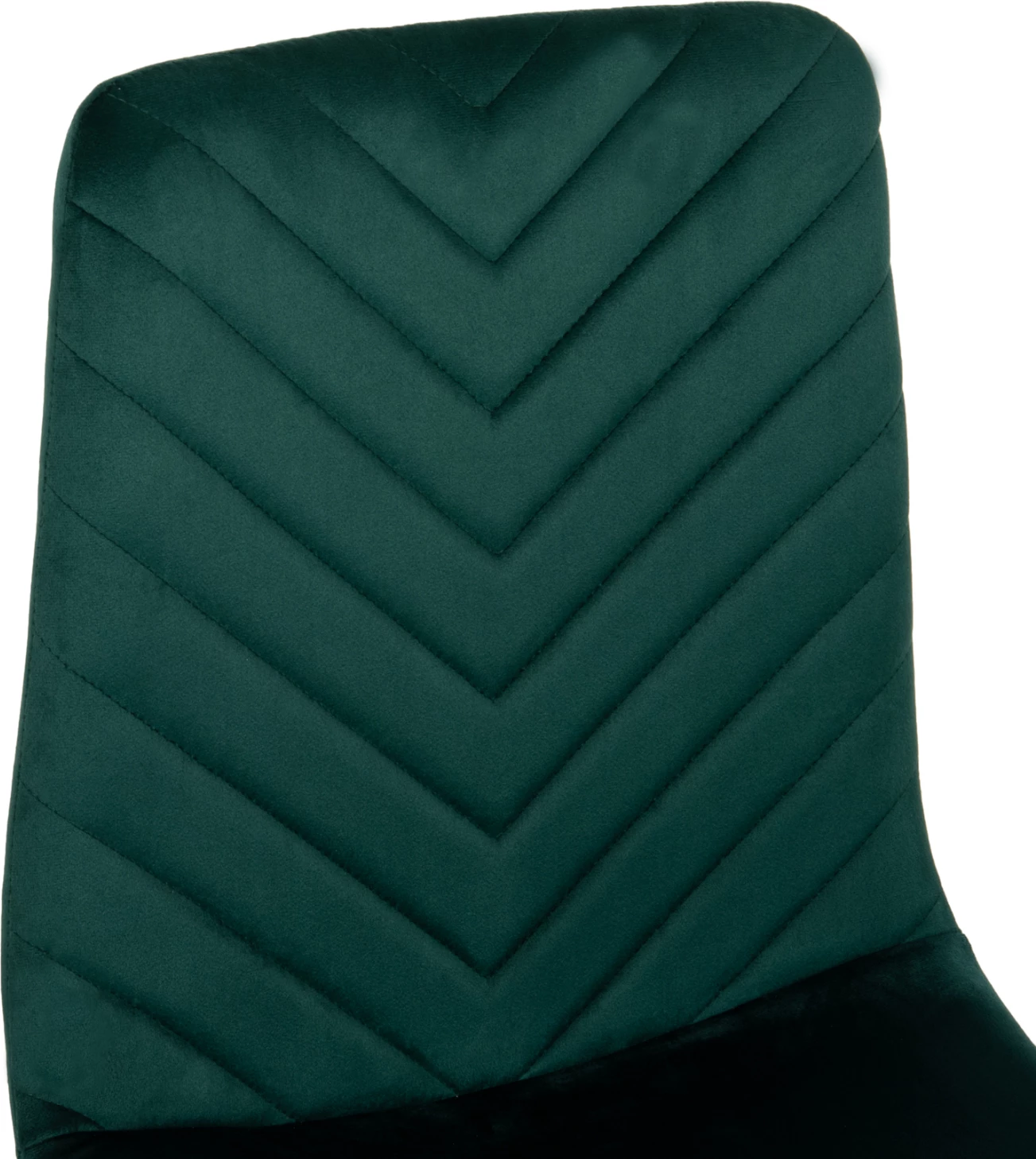 Karrige ngrënieje LATRELL, jeshile cypress, këmbë metalike të zeza, 43x54x88H cm., set prej 4 copë