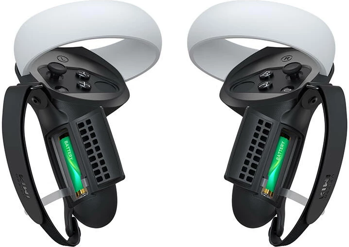 Mbështjellës kontrolleri KiwiDesign Q1 PRO-2.2 për Meta Quest 2, i zi, set