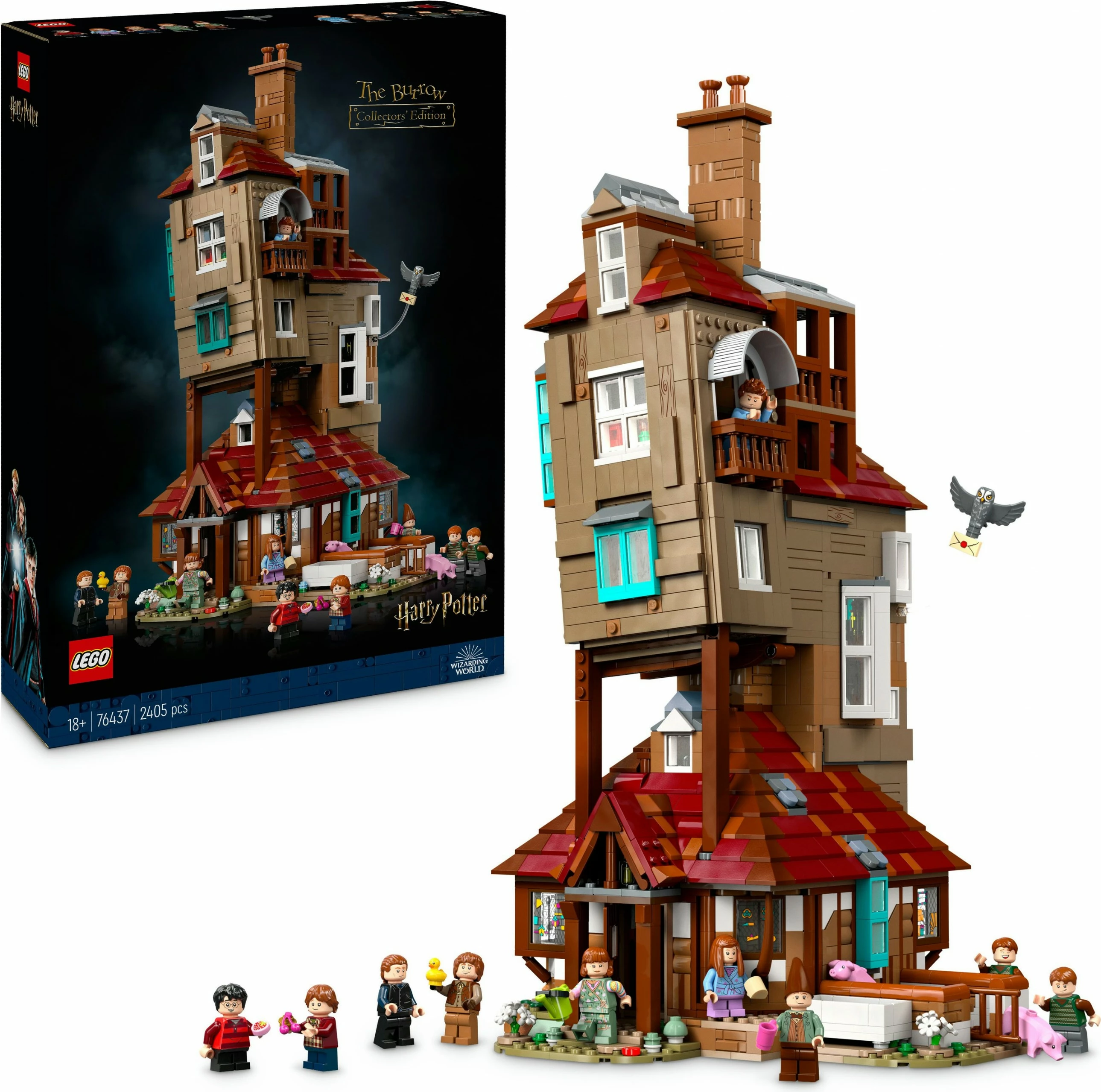 Set ndërtimi LEGO The Burrow, Koleksionist, 2405 pjesë, shumëngjyrësh