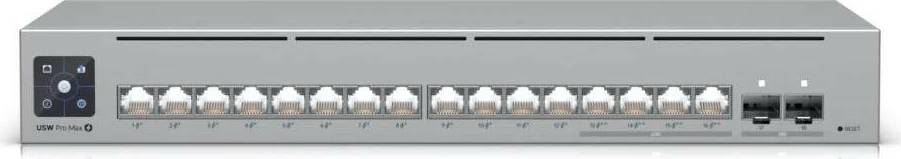 Switch Ubiquiti USW-PRO-MAX-16-POE, 16 porta, Layer 3, PoE, e bardhë