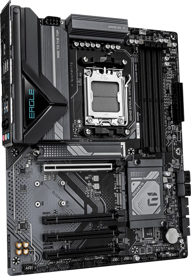 Pllakë amë GIGABYTE B840 EAGLE WIFI6E AM5 ATX, 4x DDR5, WiFi 6E, Bluetooth 5.3, 2.5GbE, 2 antena