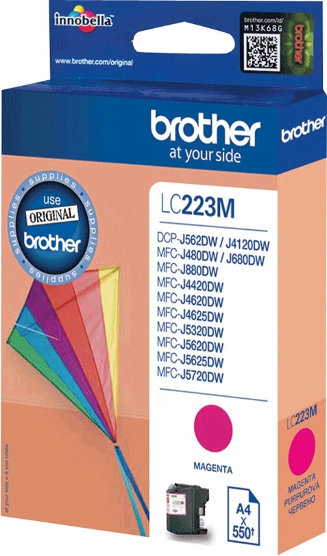 Toner Brother LC223M, Magenta, 550 faqe, 1-pack