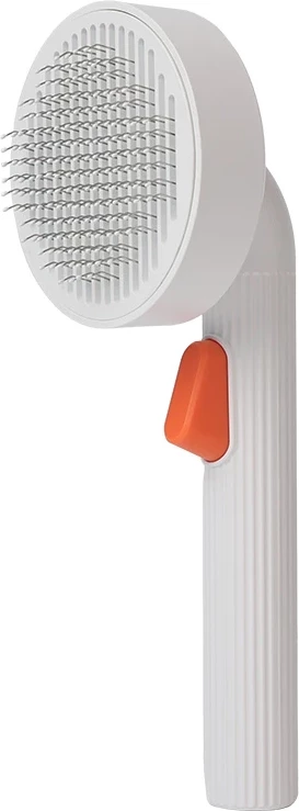 Furçë krehjeje Petkit Grooming 2 për qen dhe mace, e bardhë