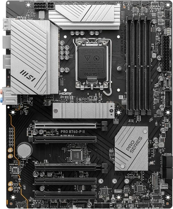 Pllakë amë MSI PRO B760-P II, Intel B760, LGA 1700, ATX