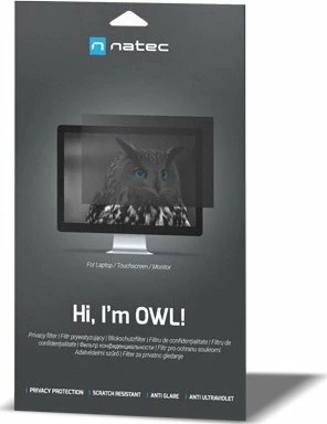 Filtër privatësie Natec RODO OWL NFP-1477 23.8" 16:9, transparent