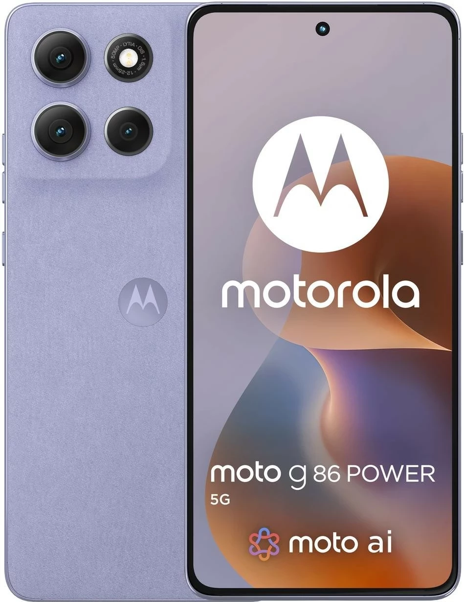 Celular Motorola Moto G86 5G 12/256GB Cosmic Sky (Lilac Blue)