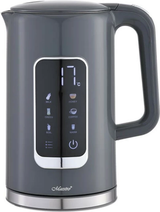 Ibrik elektrik Feel-Maestro MR-024-GREY me kontroll temperature, 1.7L, 2200W, Gri