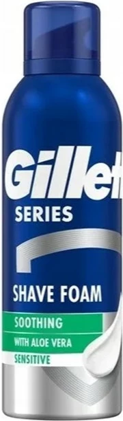 Shkumë për rrojë për burra Gillette Soothing Aloe Foam 200ml
