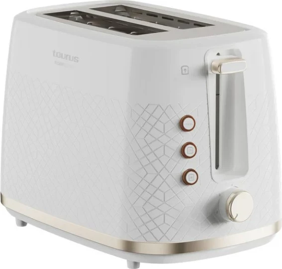 Tostier Taurus Fusion Crunch 960707000, 2 feta, 800 W, i bardhë