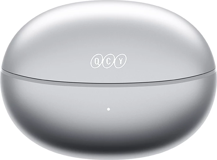 Kufje TWS QCY Crossky Clip C30S, Open-Ear, LDAC Hi-Res, Bluetooth 6.0, 40 orë, IPX5, USB-C, argjendtë