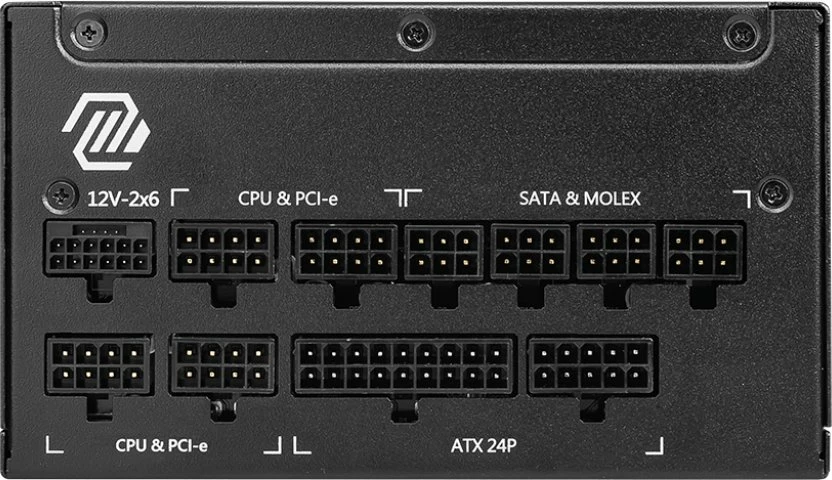 Furnizues rryme MSI MAG A1000GL PCIE5 II 1000W 80 Plus Gold ATX 3.1 fully modular, i zi