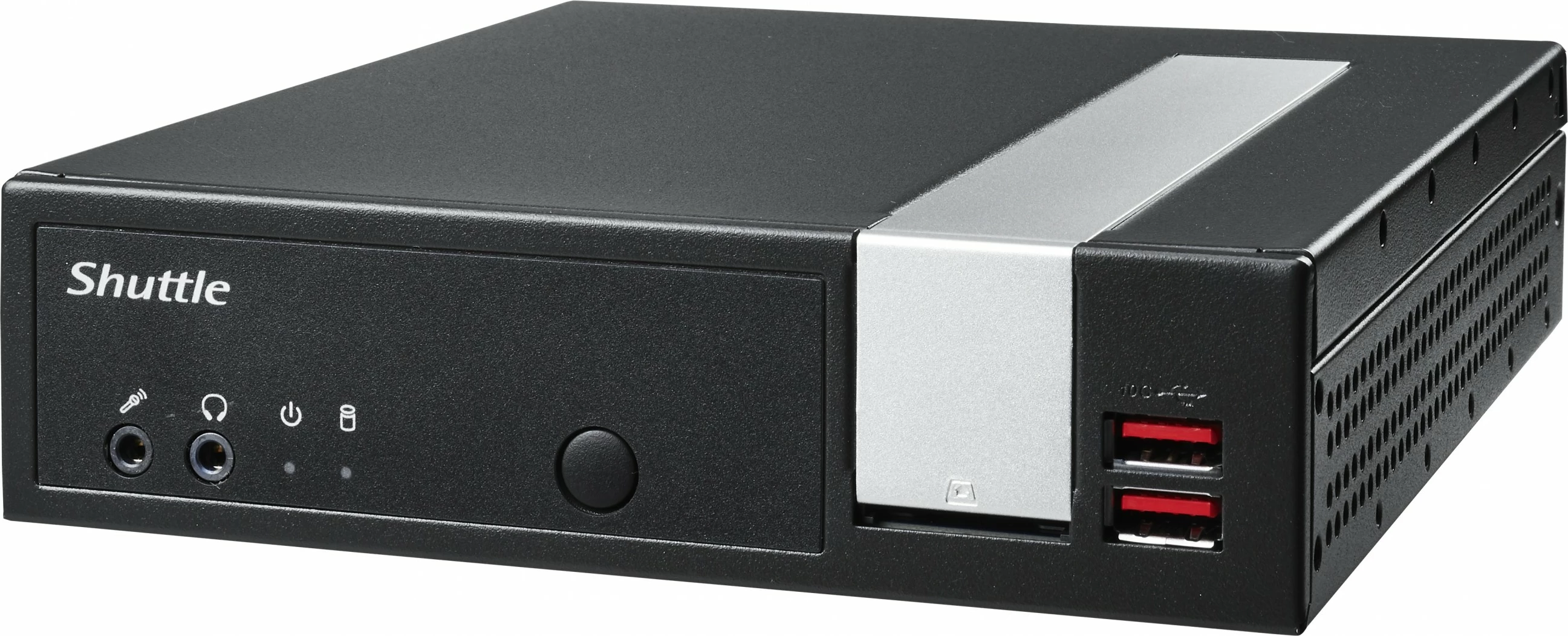 Mini PC Shuttle XPC slim Barebone DL20NV2, Celeron N4505, fanless, 1.35L, i zi