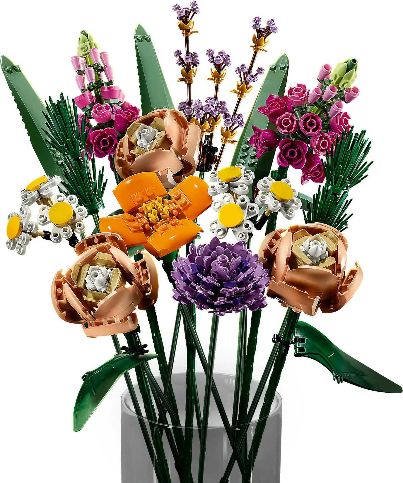 Set ndërtimi LEGO ICONS Flower Bouquet, 756 pjesë, shumëngjyrësh
