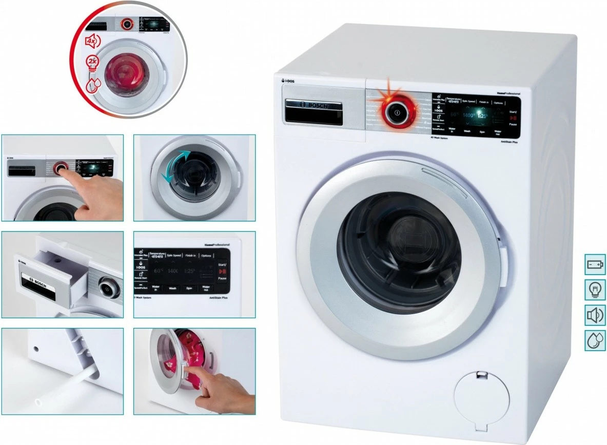 Lavatriqe lodër Klein Bosch 9213, për fëmijë, e bardhë