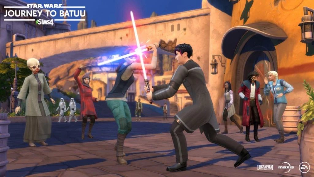 Video lojë Electronic Arts The Sims 4 + Star Wars: Journey to Batuu Bundle për Xbox One