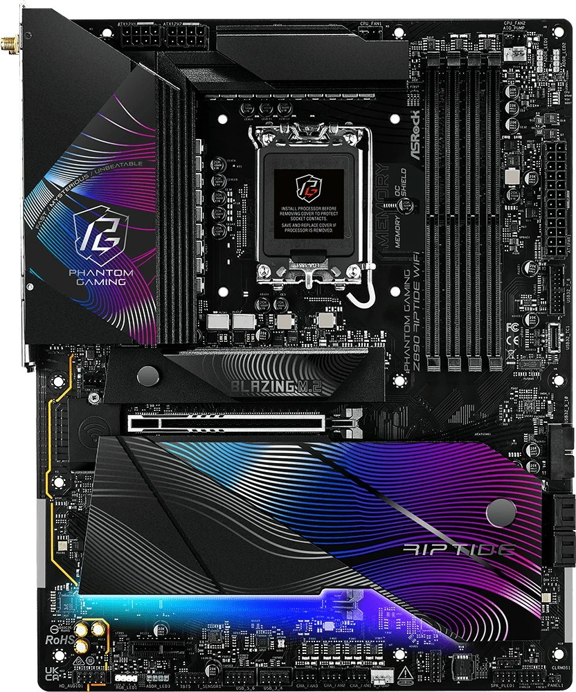 Pllakë amë ASRock Z890 Riptide WiFi, Intel, LGA 1851, DDR5, 256 GB