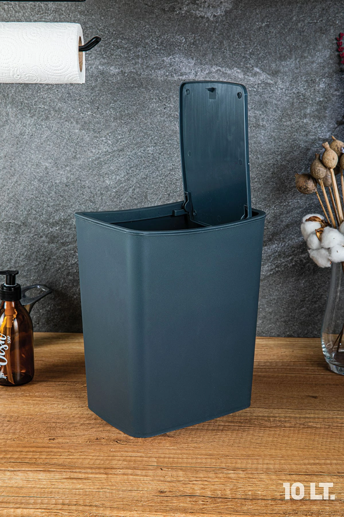 Kosh plastik Hermia Concept, anthracite, TRN-184-04, 30x22x35cm