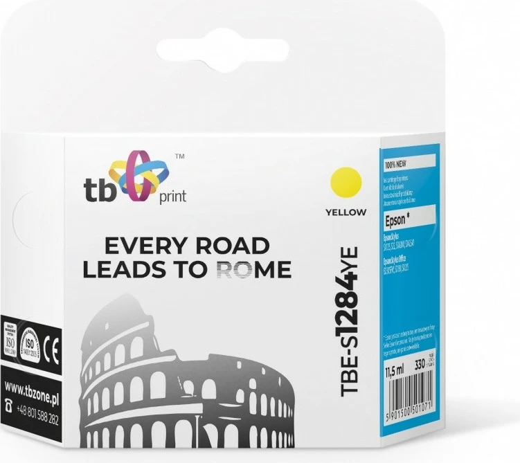 Toner TB Print TBE-S1284YE për Epson Stylus S22/SX125/SX420W/SX425W/BX305F/BX305FW/SX130/SX235, e verdhë