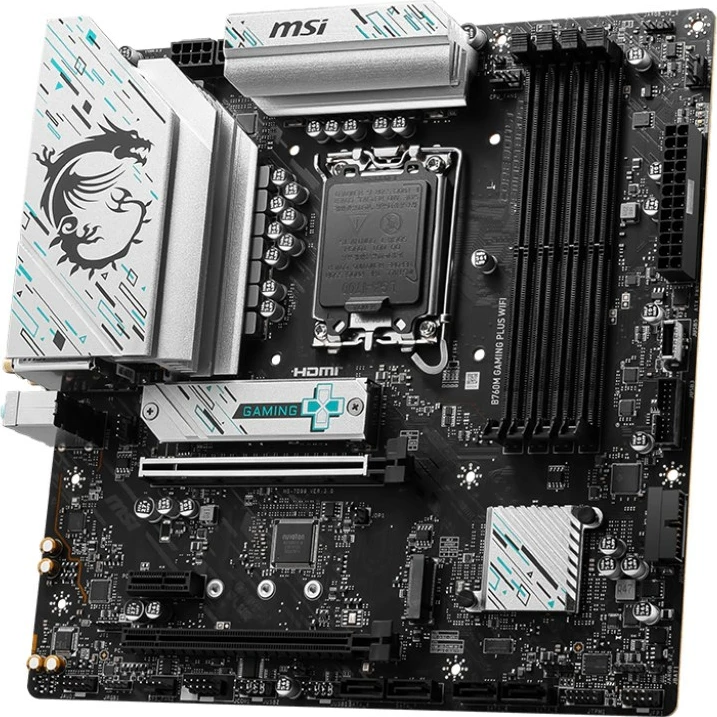 Pllakë amë MSI B760M GAMING PLUS WIFI, Intel B760, LGA 1700, micro ATX