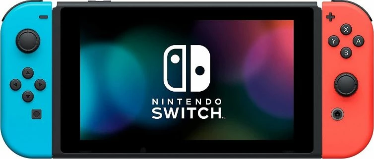 Konzolë lojërash Nintendo Switch V2 NSH006 32GB, Joy-Con, Dock, neon kuqe/kaltër