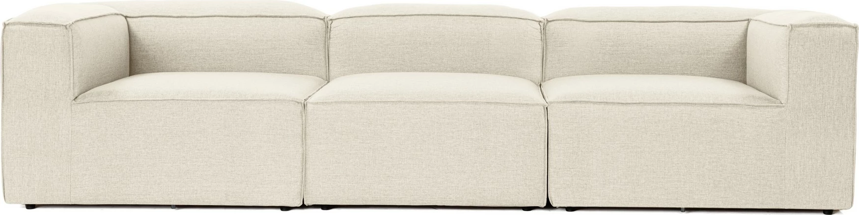 Divan treshe Atelier del Sofa, Fora 3, ngjyrë ecru