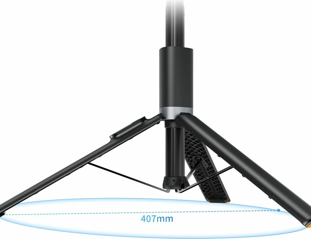 Selfie stick me tripod Tech-Protect L08S me telekomandë Bluetooth, deri 141cm, e zezë