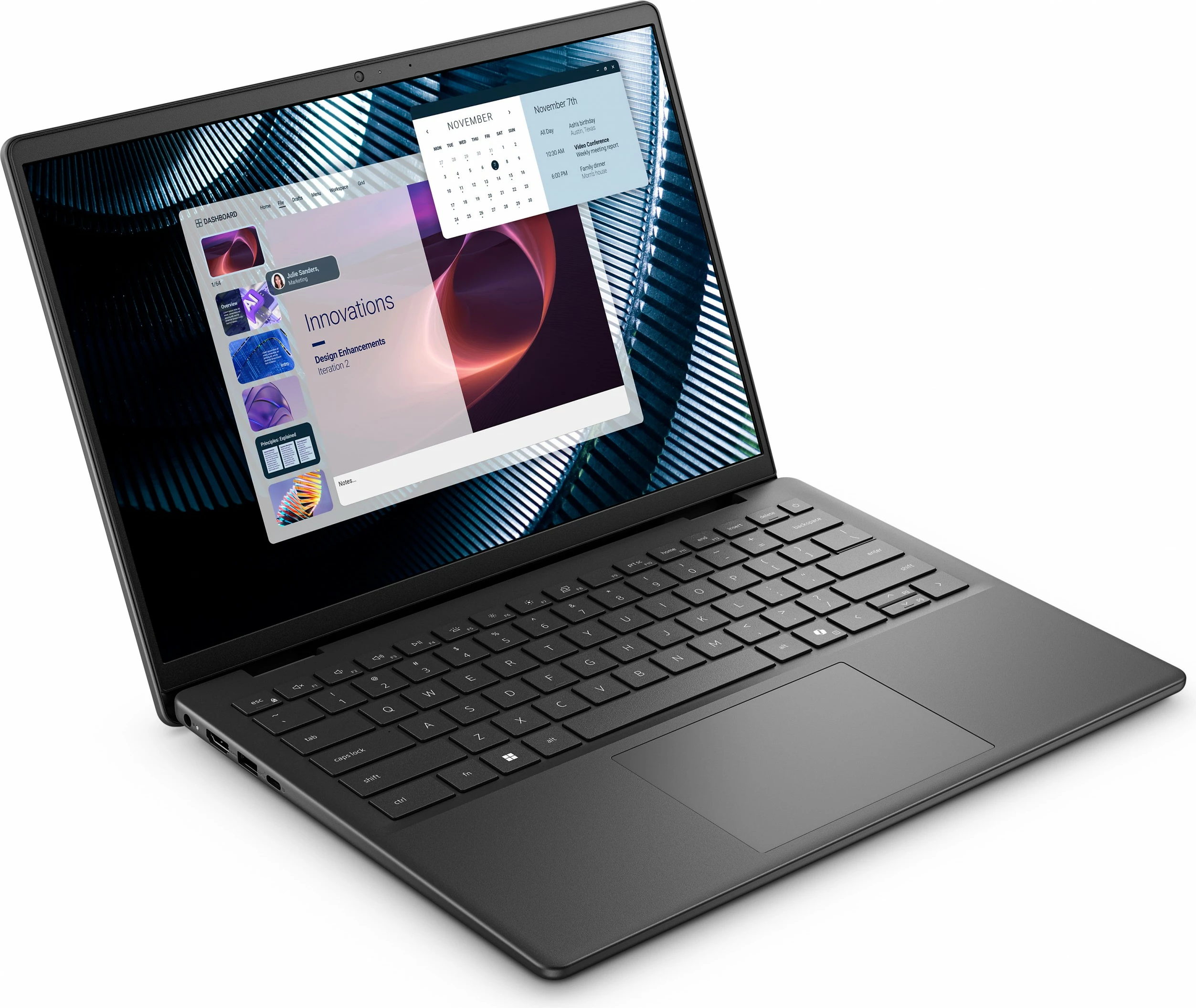 Kompjuter Dell Pro 14 Essential PV14250, C5-120U, 16GB, 512GB SSD, 14 inç, Windows 11 Pro, zi