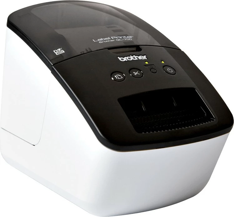 Printer etiketa Brother QL-700, direct thermal, 300x300 DPI, 150mm/sec, zi/bardhë