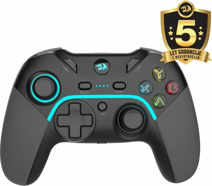 Kontroller lojërash wireless Redragon Harrow Pro, 2.4GHz, bateri 600 mAh, për PC/PS3, i zi