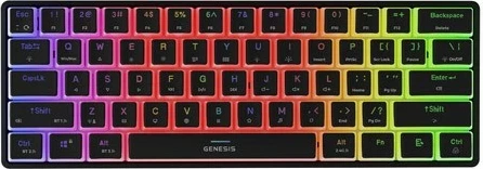 Tastierë mekanike Genesis Thor 660 G2 RGB, Gateron Brown, e zezë