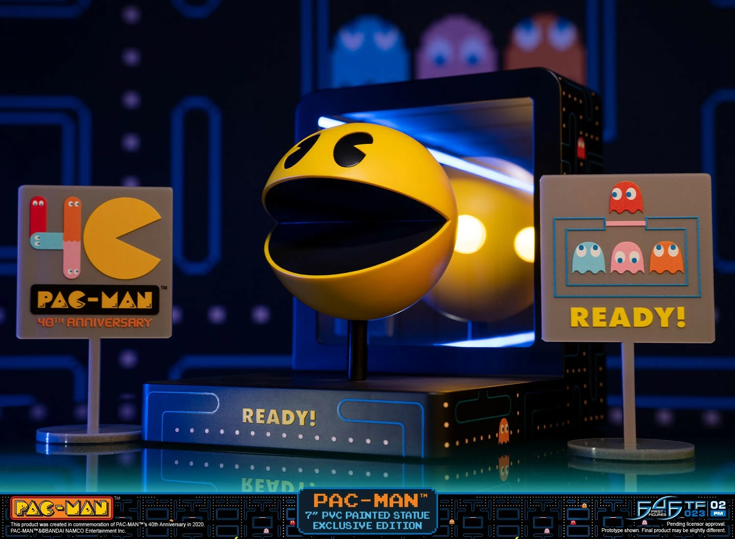 Figurinë PVC FIRST4FIGURES PAC-MAN 40th Anniversary, edicion ekskluziv