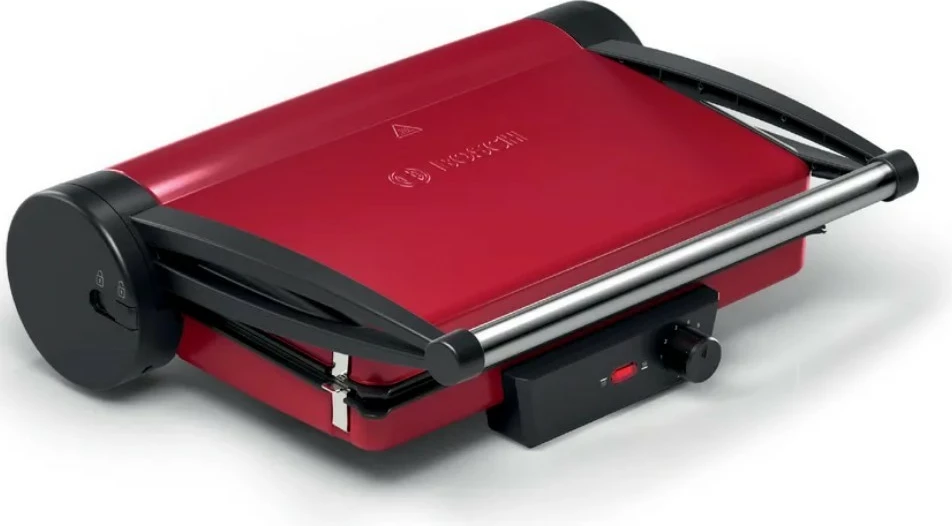 Grill elektrik Bosch TCG4104, 2000 W, i zi/kuq