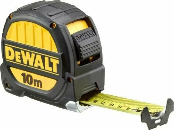Metër shirit retraktues DeWalt Tough Series DWHT36932-0 10m x 32mm, verdhë/zi