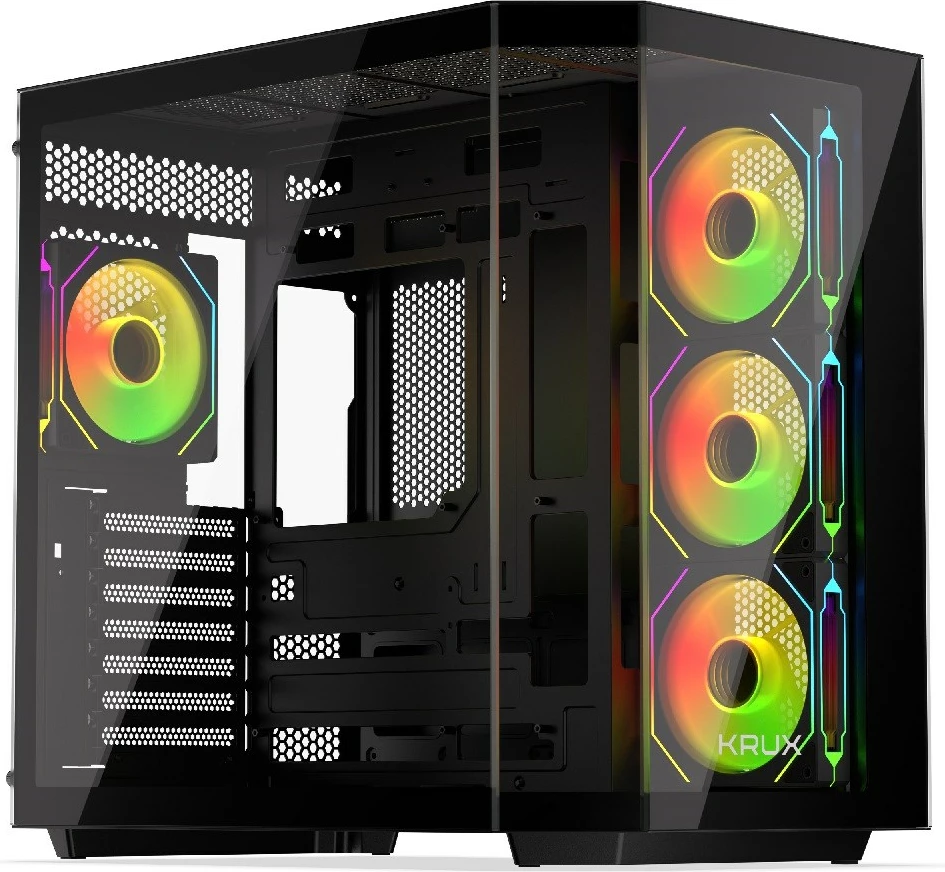 Kasë KRUX Empero KRXD010, për kompjuter, e zezë