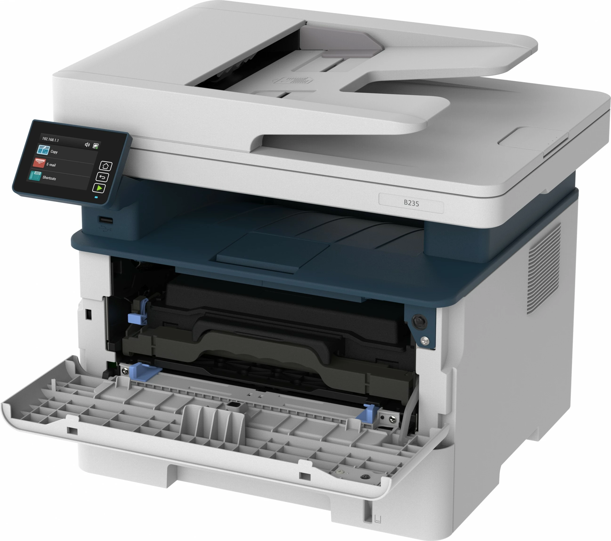 Printer multifunksional Xerox B235, laser, mono, wireless, duplex, A4, 251 fletë, bardhë/blu
