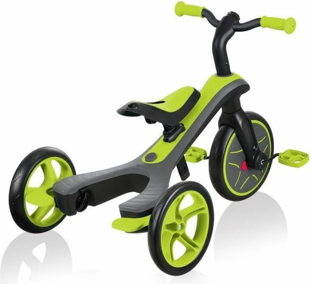 Biçikletë për fëmijë Globber Explorer Trike 4in1, e zezë dhe e verdhë