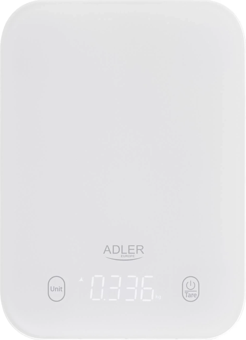 Libra kuzhine Adler AD 3181, elektronike, bardhë