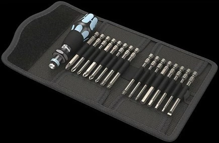 Set veglash Wera Kompakt 60, 16 copa, Torx, me kuti