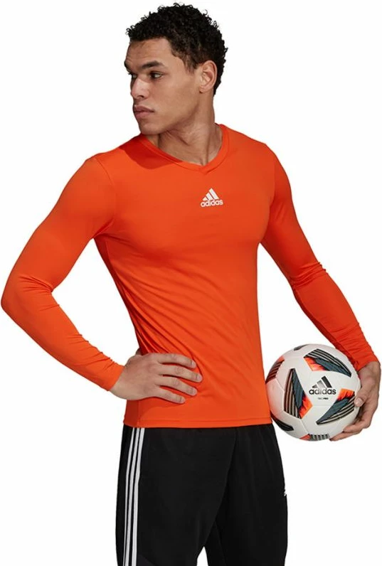 Bluzë për meshkuj Adidas, e portokalltë 