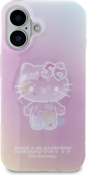 Mbështjellës Hello Kitty për iPhone 16, MagSafe, Rozë, 50 vjetori