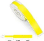 Etiketa termike Niimbot RXL12.5*109-65, të verdha, 65 copë