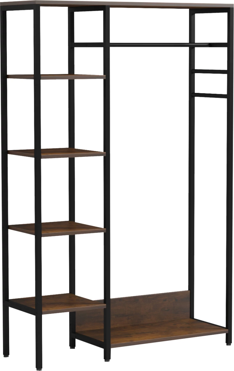 Rafte hyrëse Aranja FH18082, e kaftë, 90x30x140H cm