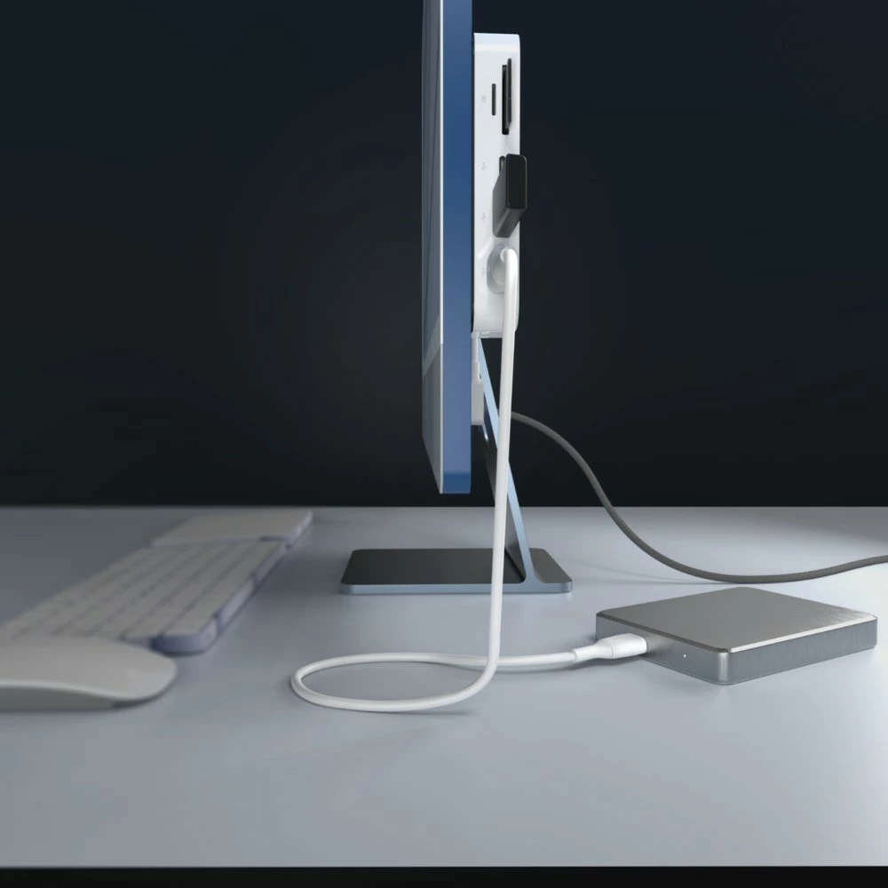 Hub USB-C Belkin INC011btWH 6-në-1, 10Gbps, i bardhë