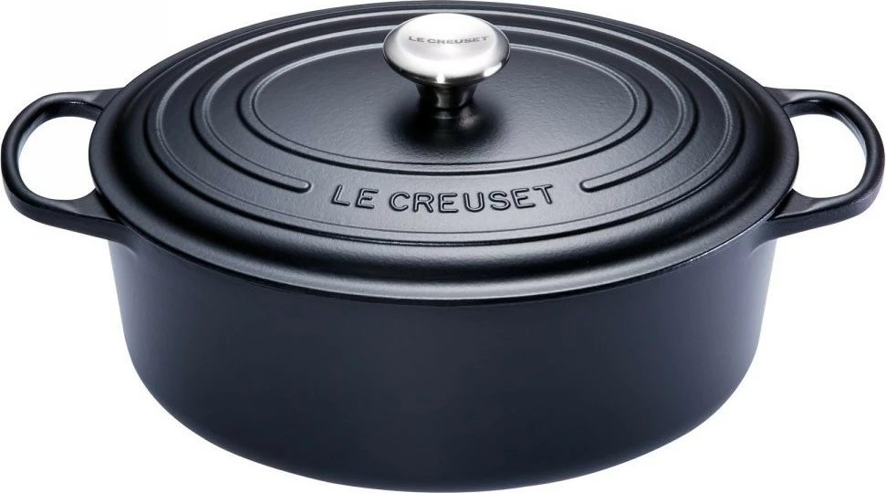 Tenxhere Le Creuset 21178310000430, 6.3L, gize, smalt, e zezë