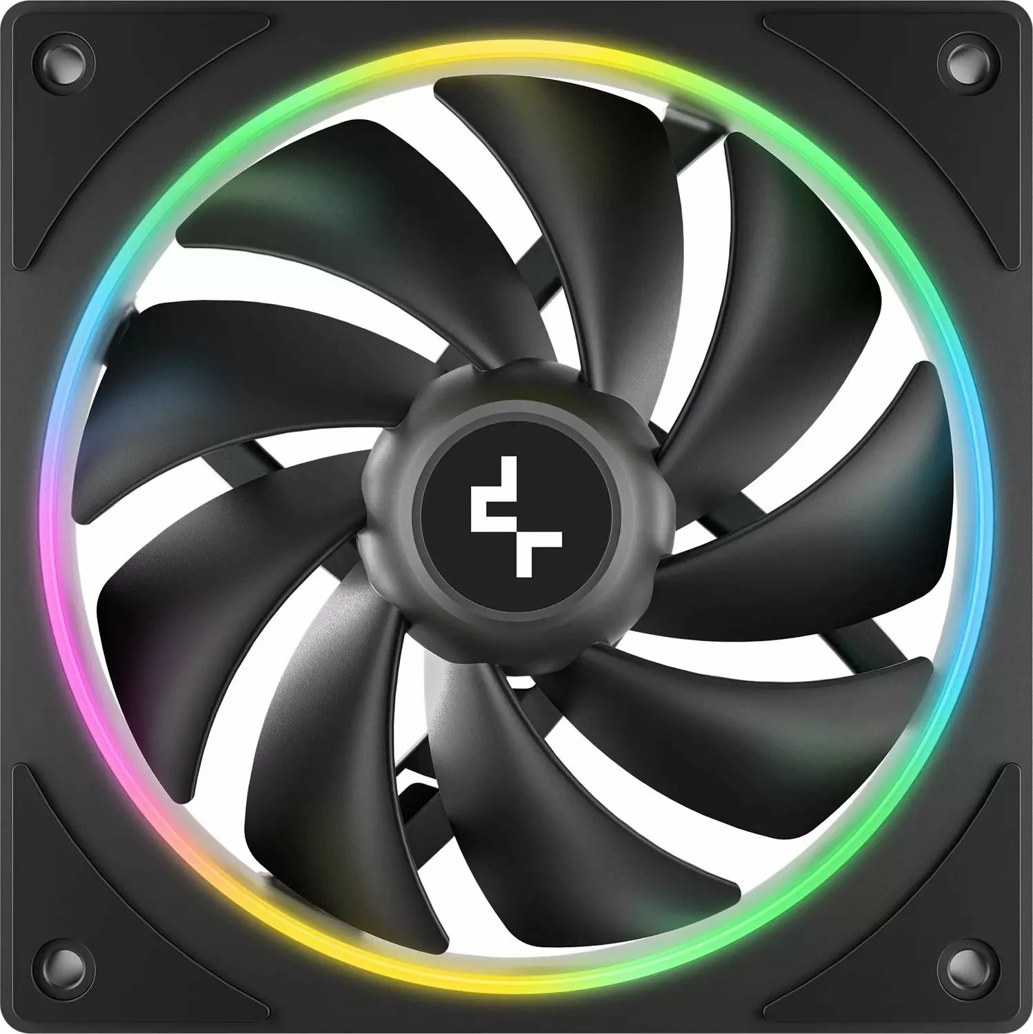 Ventilator kasë Deepcool FL12 SE (R-FL12SE-BKAPN3-G) 120mm PWM ARGB, paketë 3 copë, i zi