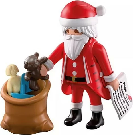 Set figurë, Playmobil, 71883 Special Plus Santa Claus with Wish List, 9 pjesë, 4-10 vjeç, set